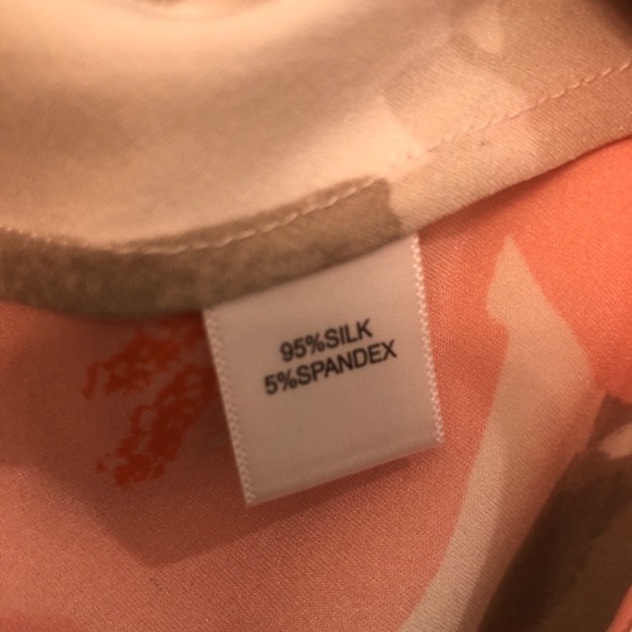 St. John Silk Floral Sleeveless Top - Picture 6 of 6